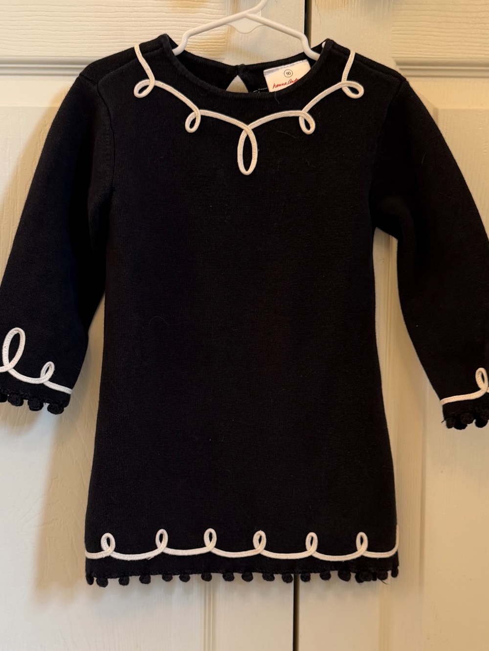 EUC Hanna Andersson girls sweater knit dress 90/ 3T